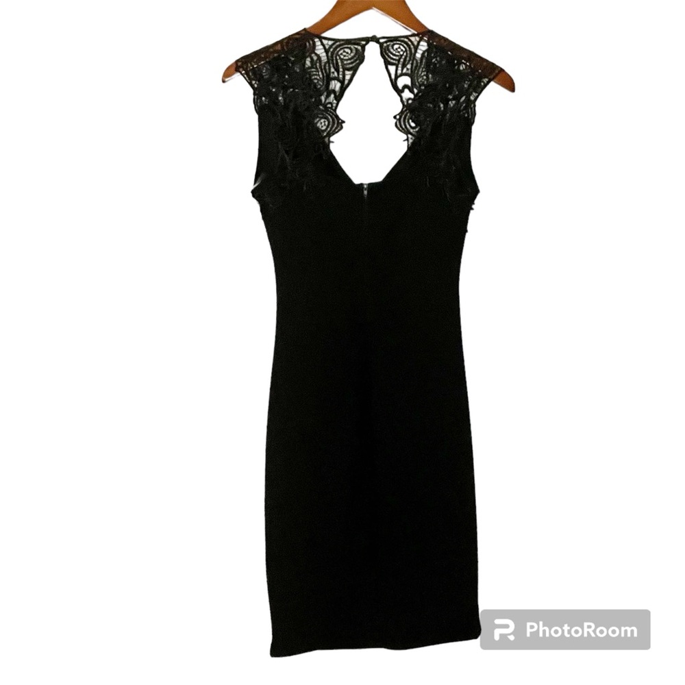 Bisou Bisou Michele Bohbot Little Black dress lace